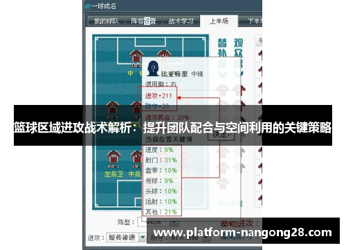 篮球区域进攻战术解析：提升团队配合与空间利用的关键策略