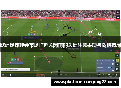 欧洲足球转会市场临近关闭前的关键注意事项与战略布局